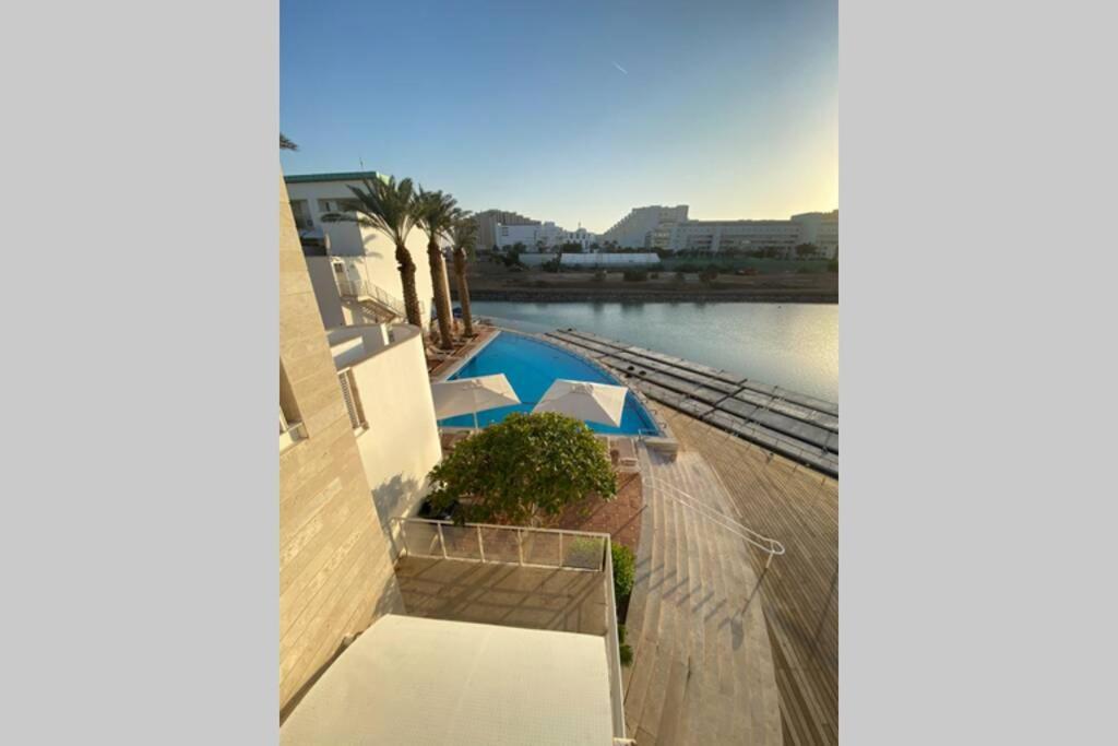 Haverim Ba'Lagouna Amazing Duplex 3Br Front Sea Apartamento Eilat Exterior foto